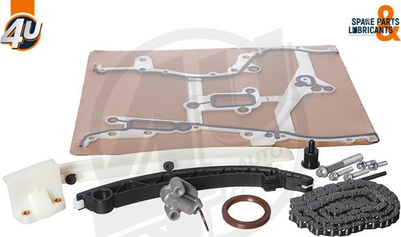 4U Autoparts 44176OP - Комплект цепи привода распредвала unicars.by