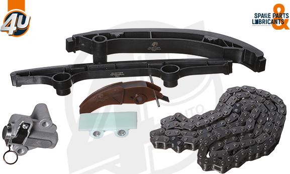 4U Autoparts 44170FR - Комплект цепи привода распредвала unicars.by