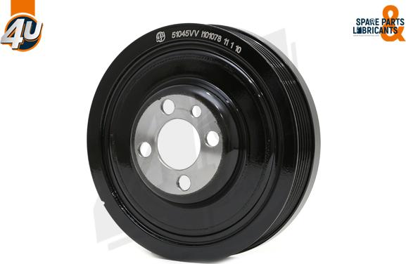 4U Autoparts 51045VV - Шкив коленчатого вала unicars.by