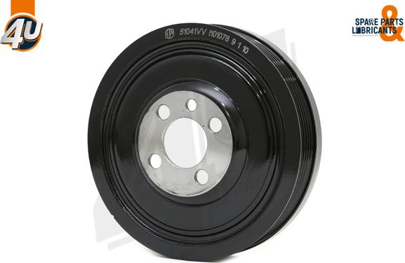 4U Autoparts 51041VV - Шкив коленчатого вала unicars.by