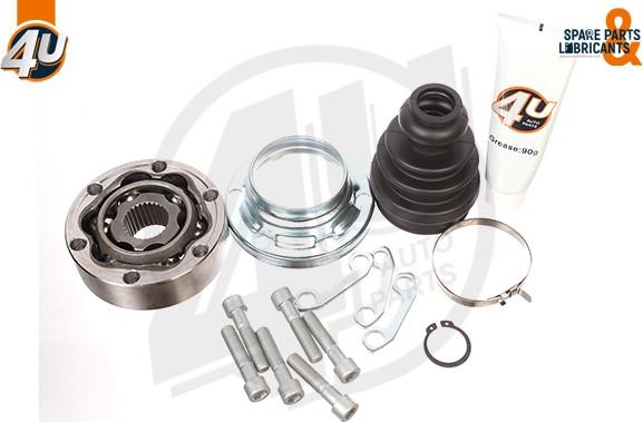 4U Autoparts 51173VV - Шарнирный комплект, ШРУС, приводной вал unicars.by