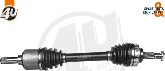 4U Autoparts 51330PU - Приводной вал unicars.by