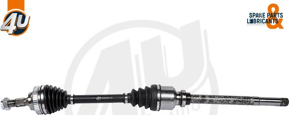 4U Autoparts 51333PU - Приводной вал unicars.by