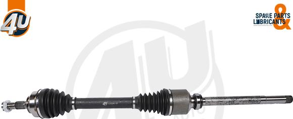 4U Autoparts 51323PU - Приводной вал unicars.by