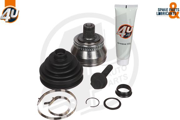 4U Autoparts 51205VV - Шарнирный комплект, ШРУС, приводной вал unicars.by