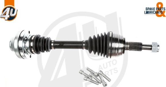 4U Autoparts 51234VV - Приводной вал unicars.by