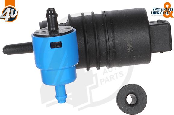 4U Autoparts 14886PU - Водяной насос, система очистки окон unicars.by