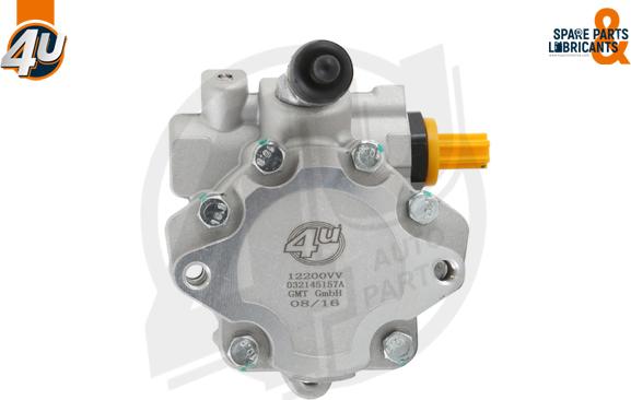 4U Autoparts 12200VV - Гидравлический насос, рулевое управление, ГУР unicars.by