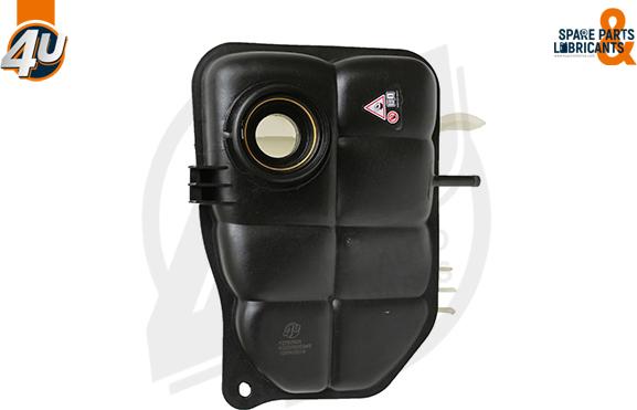 4U Autoparts 12707MR - Компенсационный бак, охлаждающая жидкость unicars.by