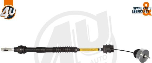 4U Autoparts 38287PU - Трос, управление сцеплением unicars.by