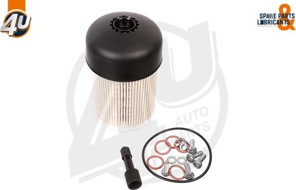 4U Autoparts 33338MR - Топливный фильтр unicars.by