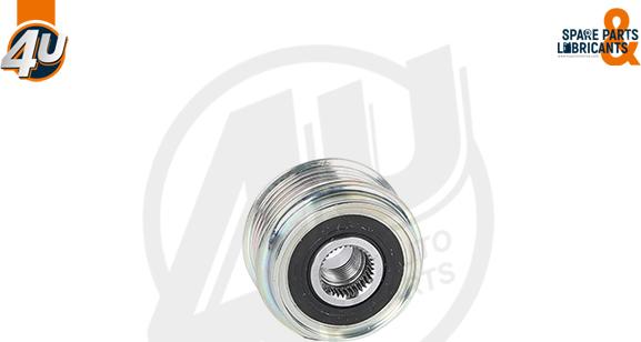 4U Autoparts 32606VV - Шкив генератора, муфта unicars.by