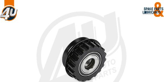 4U Autoparts 32616VV - Шкив генератора, муфта unicars.by