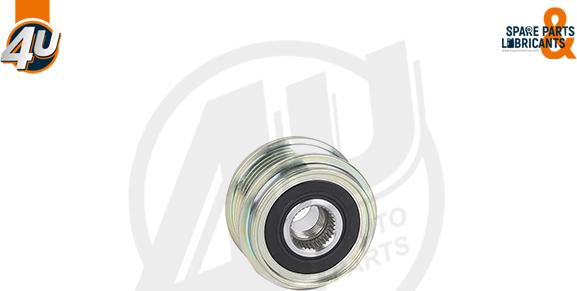 4U Autoparts 32612VV - Шкив генератора, муфта unicars.by