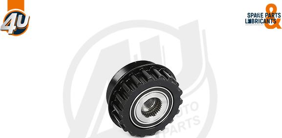 4U Autoparts 32617VV - Шкив генератора, муфта unicars.by