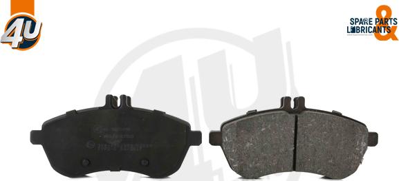 4U Autoparts 22084MR - Тормозные колодки, дисковые, комплект unicars.by