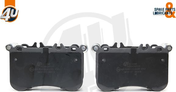 4U Autoparts 22100MR - Тормозные колодки, дисковые, комплект unicars.by