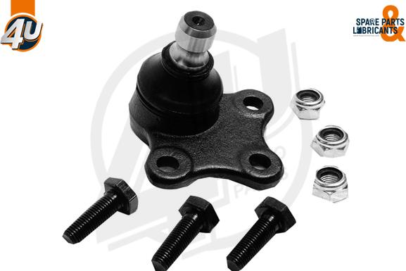 4U Autoparts B52027 - Шаровая опора, несущий / направляющий шарнир unicars.by