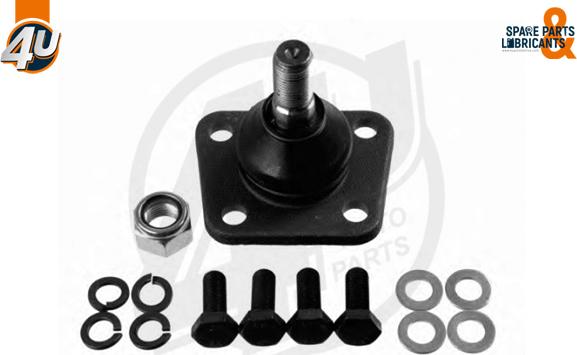 4U Autoparts B60896 - Шаровая опора, несущий / направляющий шарнир unicars.by