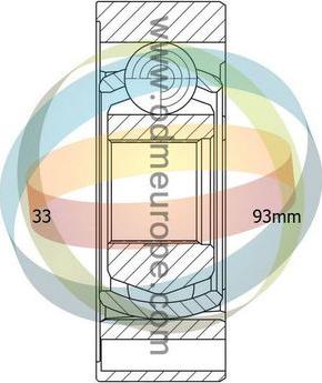 4X4 ESTANFI EST-14-216035 - Шарнирный комплект, ШРУС, приводной вал unicars.by