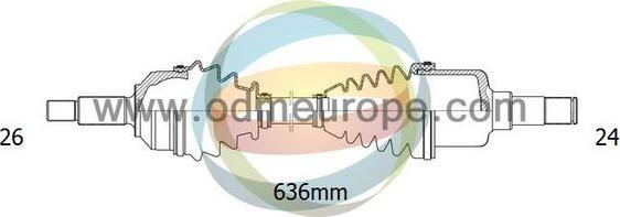 4X4 ESTANFI EST-18-051100 - Приводной вал unicars.by