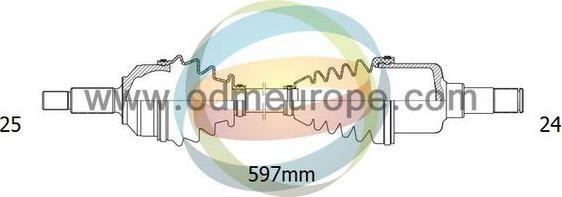 4X4 ESTANFI EST-18-161500 - Приводной вал unicars.by