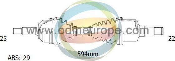 4X4 ESTANFI EST-18-161051 - Приводной вал unicars.by