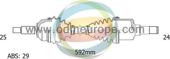 4X4 ESTANFI EST-18-161061 - Приводной вал unicars.by