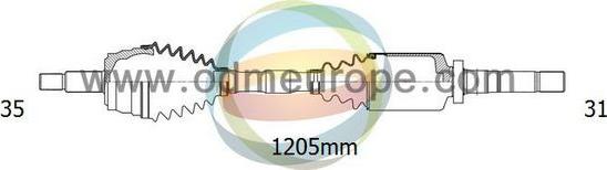 4X4 ESTANFI EST-18-162280 - Приводной вал unicars.by