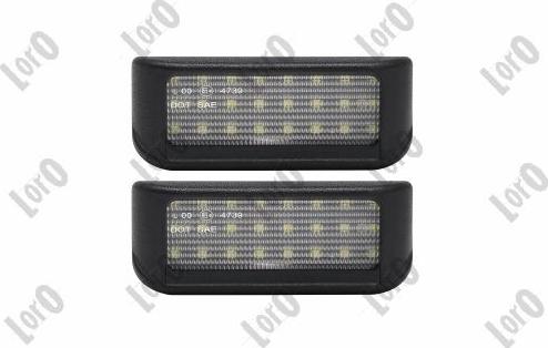 ABAKUS L38-210-0006LED - Фонарь освещения номерного знака unicars.by