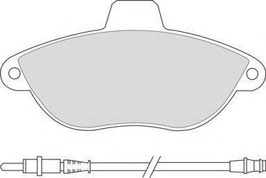 ABEX AVR101 - Тормозные колодки, дисковые, комплект unicars.by