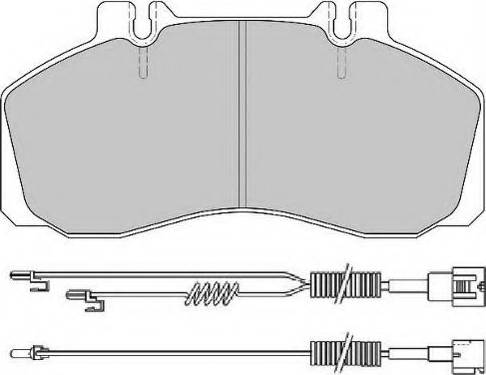 ATE JCP1126 - Тормозные колодки, дисковые, комплект unicars.by