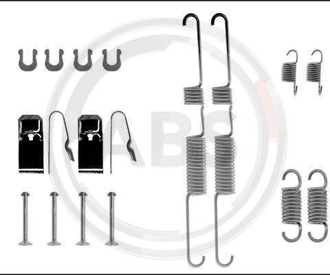 A.B.S. 0582Q - Комплектующие, барабанный тормозной механизм unicars.by