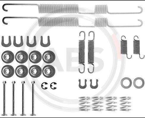 A.B.S. 0698Q - Комплектующие, барабанный тормозной механизм unicars.by