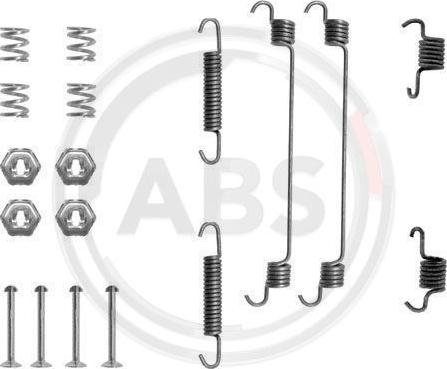 A.B.S. 0657Q - Комплектующие, барабанный тормозной механизм unicars.by