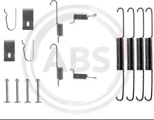 A.B.S. 0664Q - Комплектующие, барабанный тормозной механизм unicars.by