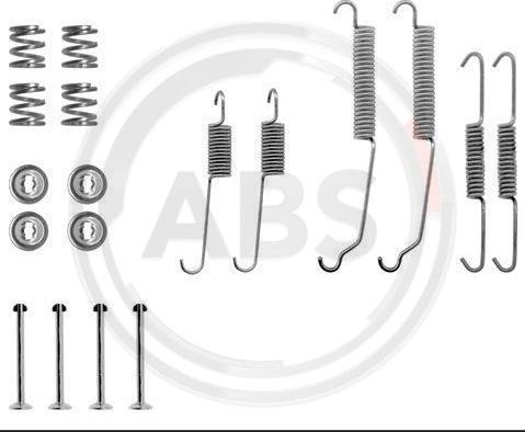 A.B.S. 0618Q - Комплектующие, барабанный тормозной механизм unicars.by