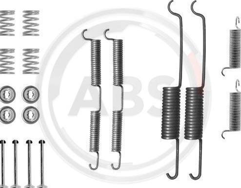 A.B.S. 0687Q - Комплектующие, барабанный тормозной механизм unicars.by