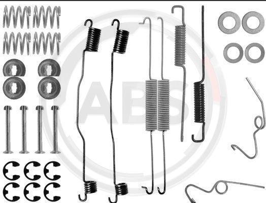 A.B.S. 0624Q - Комплектующие, барабанный тормозной механизм unicars.by