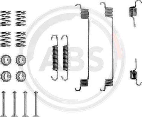 A.B.S. 0672Q - Комплектующие, барабанный тормозной механизм unicars.by