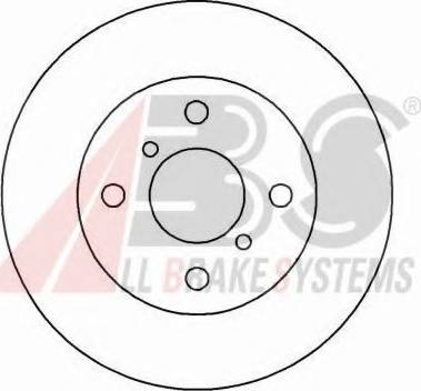 A.B.S. 15554 OE - Тормозной диск unicars.by