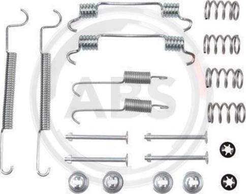 A.B.S. 0873Q - Комплектующие, барабанный тормозной механизм unicars.by