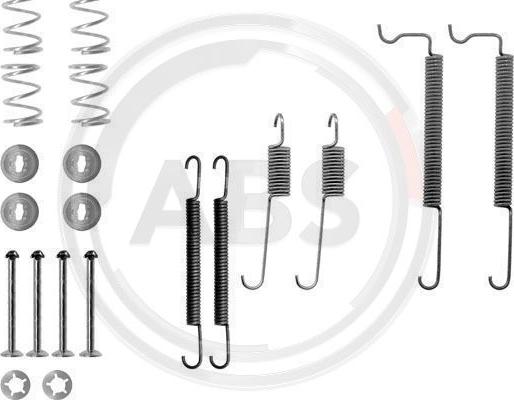 A.B.S. 0744Q - Комплектующие, барабанный тормозной механизм unicars.by