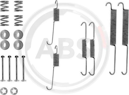 A.B.S. 0754Q - Комплектующие, барабанный тормозной механизм unicars.by