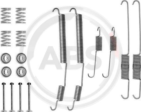 A.B.S. 0755Q - Комплектующие, барабанный тормозной механизм unicars.by