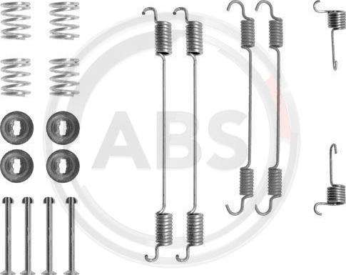 A.B.S. 0750Q - Комплектующие, барабанный тормозной механизм unicars.by