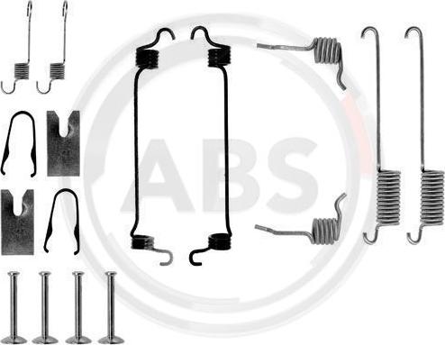 A.B.S. 0751Q - Комплектующие, барабанный тормозной механизм unicars.by