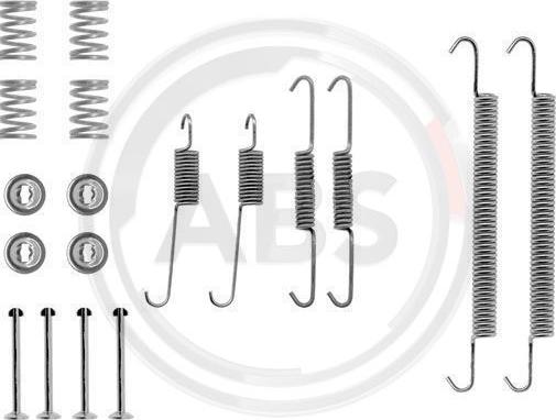 A.B.S. 0757Q - Комплектующие, барабанный тормозной механизм unicars.by