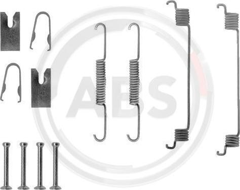 A.B.S. 0789Q - Комплектующие, барабанный тормозной механизм unicars.by