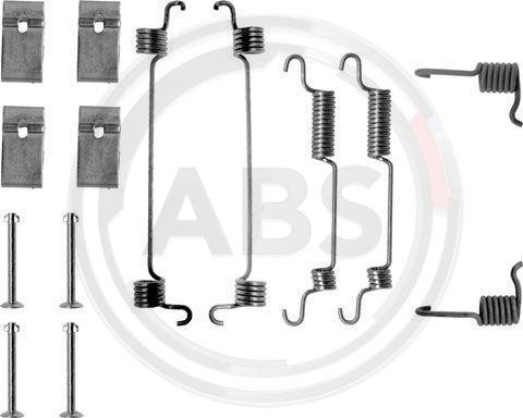 A.B.S. 0735Q - Комплектующие, барабанный тормозной механизм unicars.by